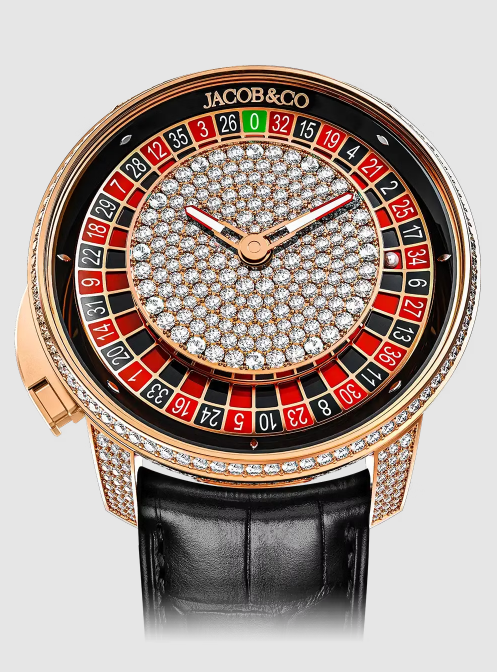 (image for) Jacob & Co casino tourbillon PAVÉ Replica Watch CA100.40.RD.AA.A